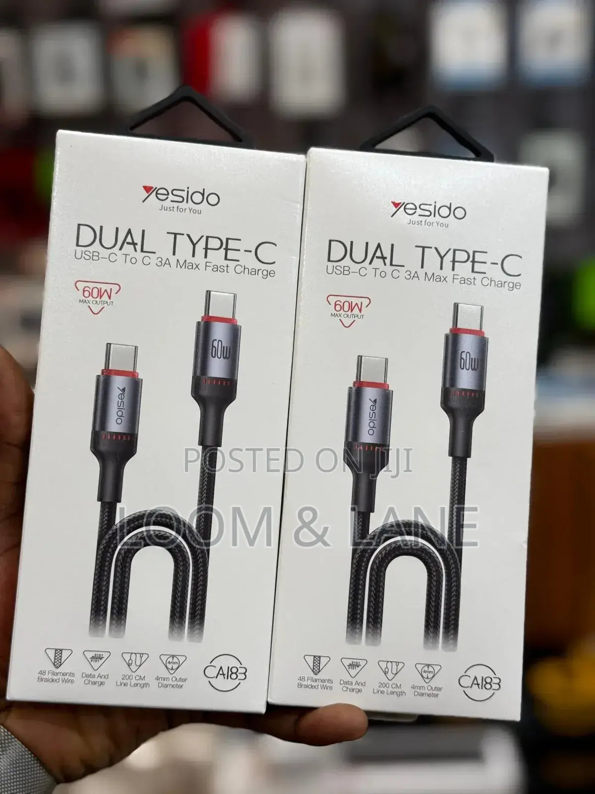 Yesido C to C 60W ( 2M)