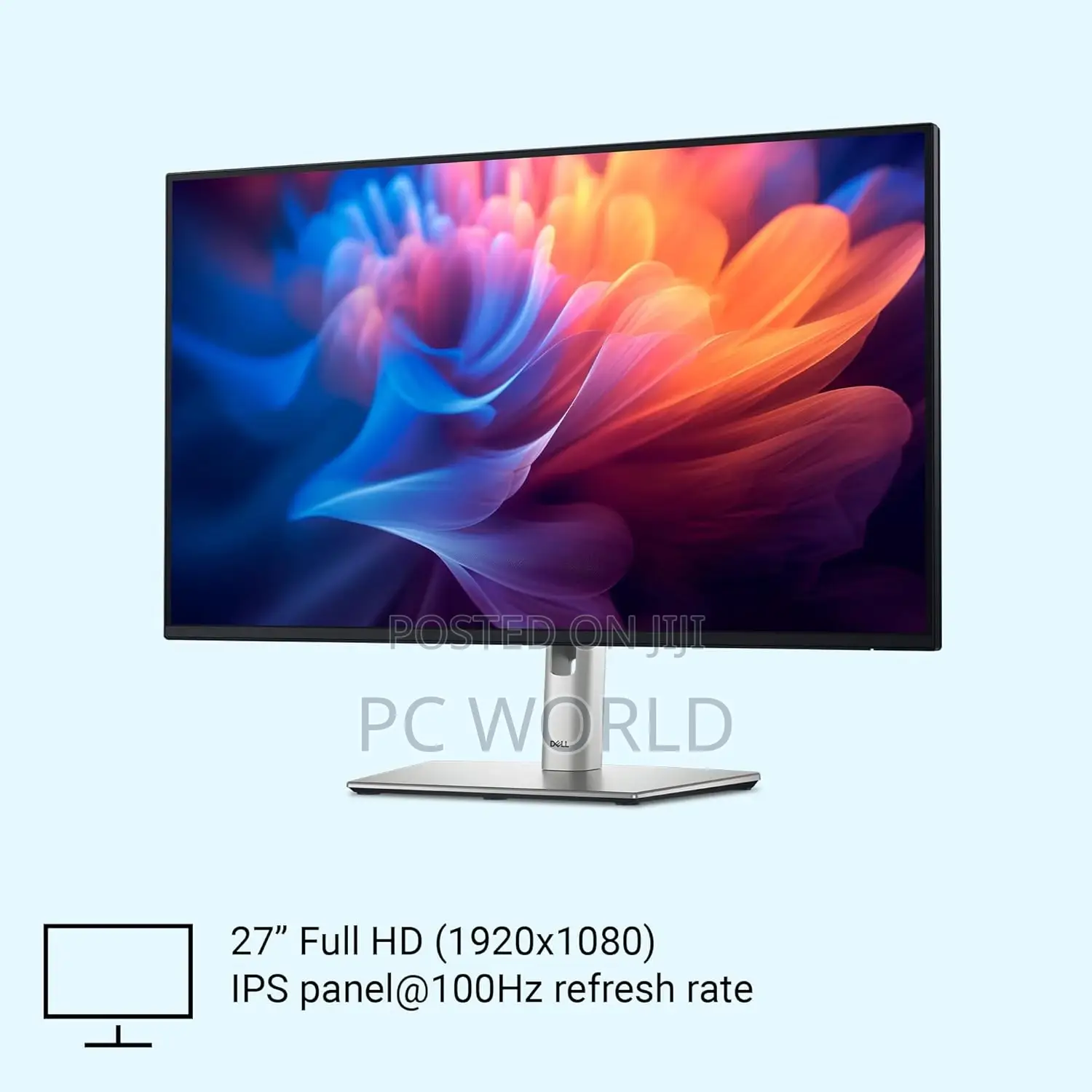 Dell P2725H 27"/68.58cm FHD IPS Monitor, Anti-Glare, 99% SRG