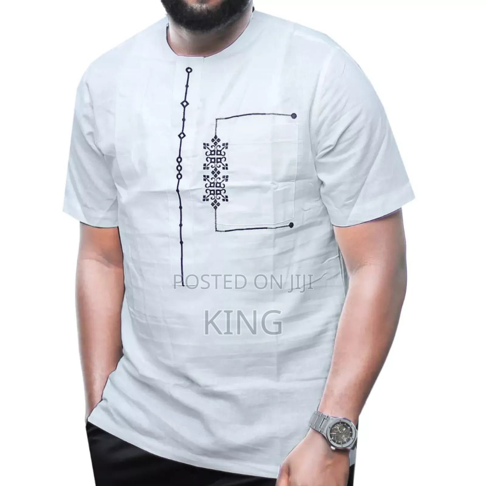 Top Classic African Wear/Kitengi. (Short Sleeve)