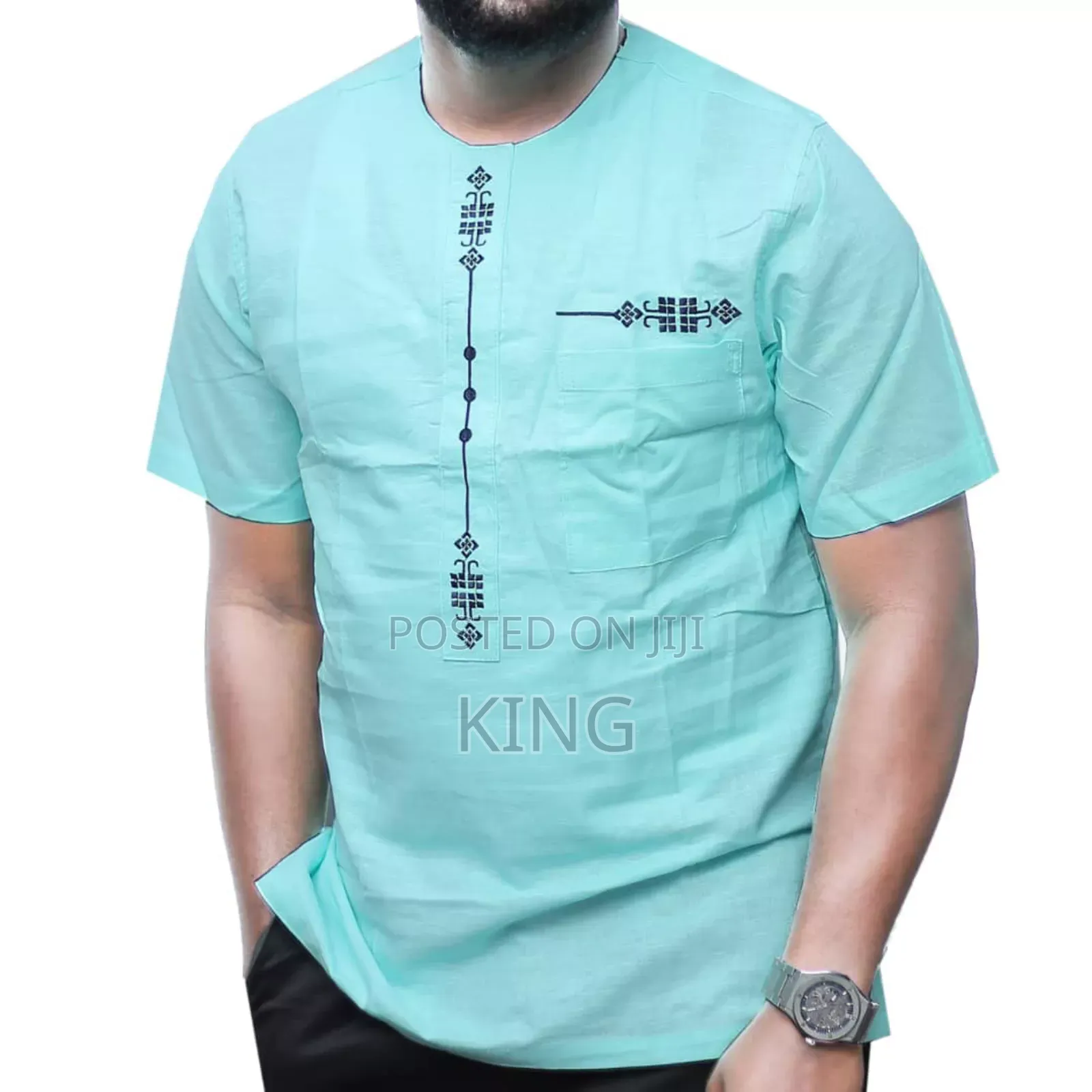 Functional African Wear/Kitengi. (Short Sleeve)