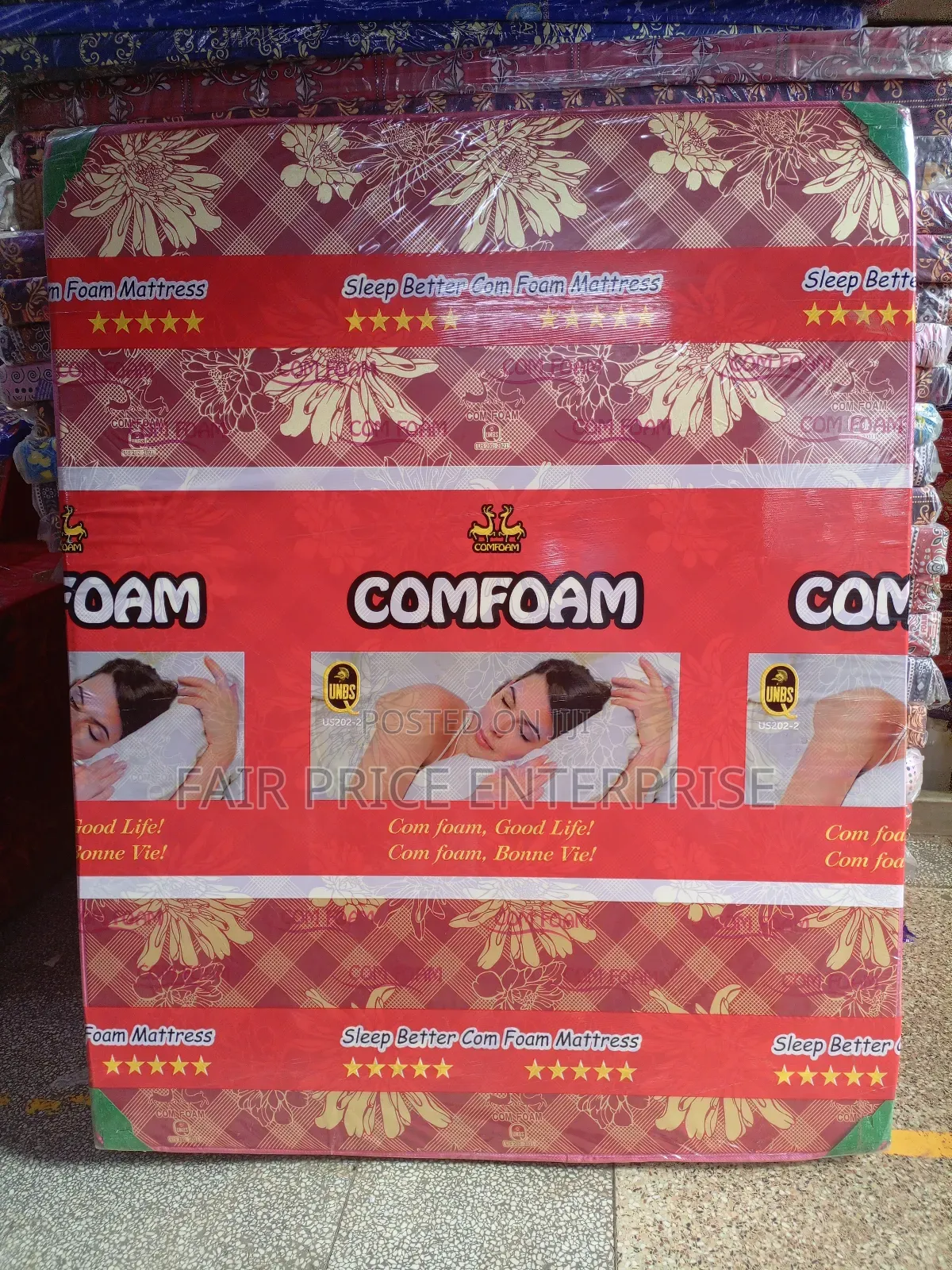 Comfoam Mattress HQ 4x6 By6 Inches Sealed Cover