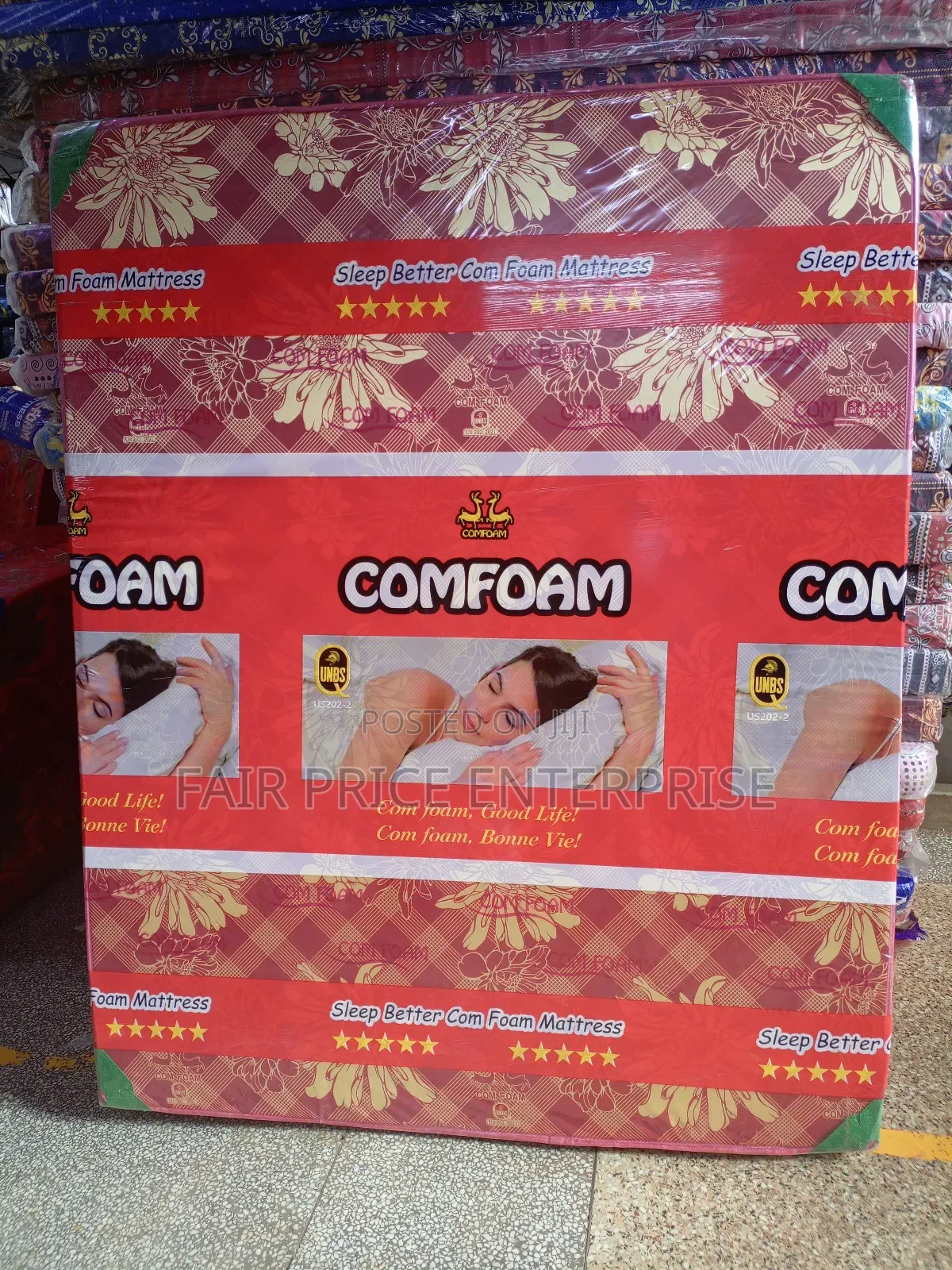 Comfoam Mattresses High Quality 3x6 By6 Inches Sealed Cover