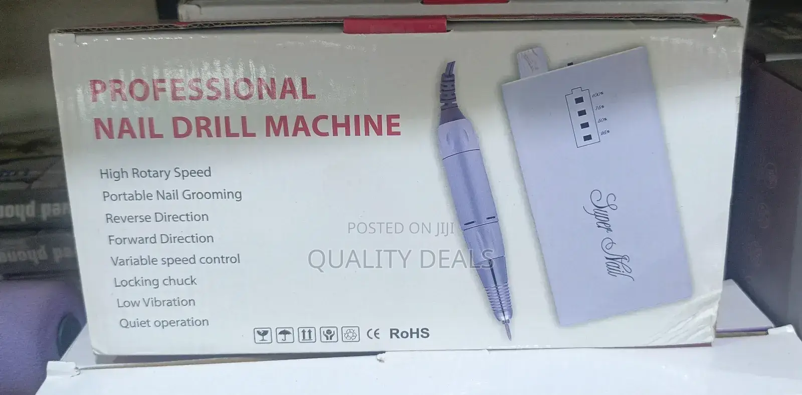 Professional Electric Rechargeable Nail Drill File Machine