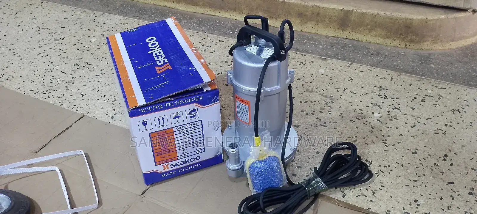 Seako,33m(1HP) Submersible Water Pumps