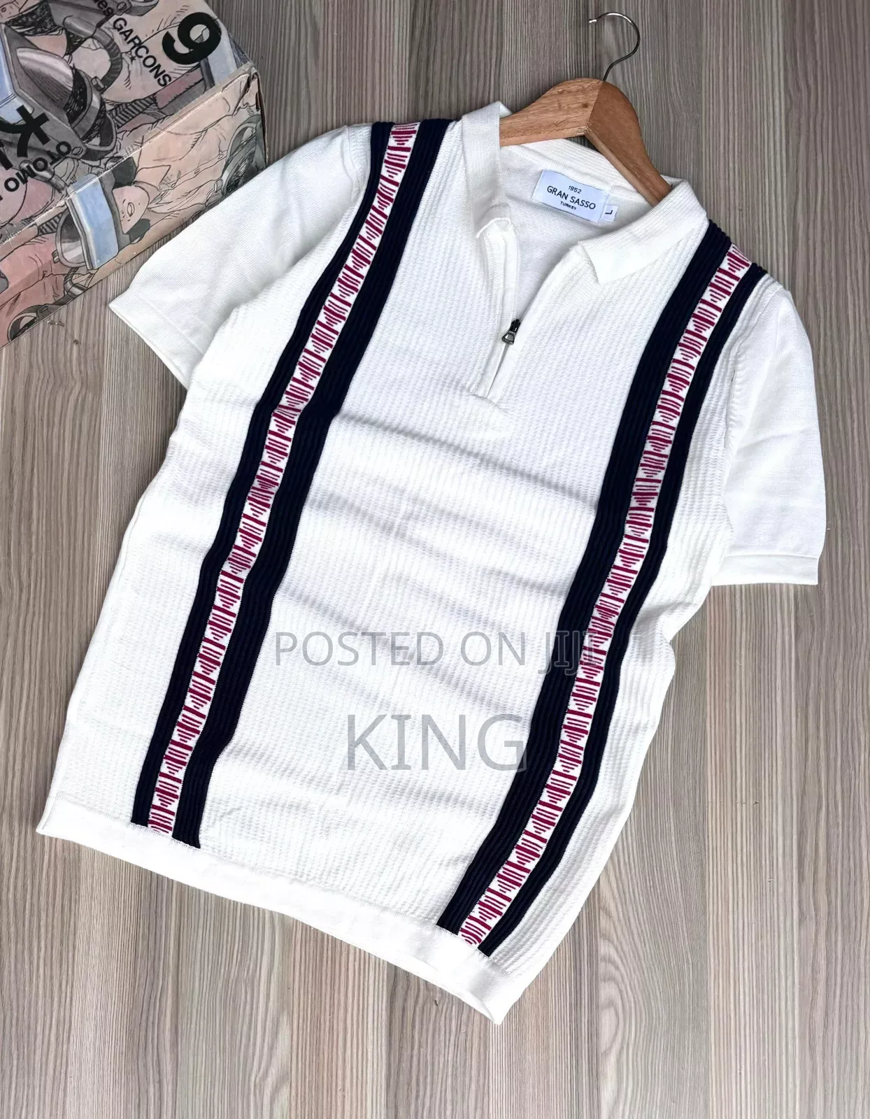 Valve Knit T-Shirt