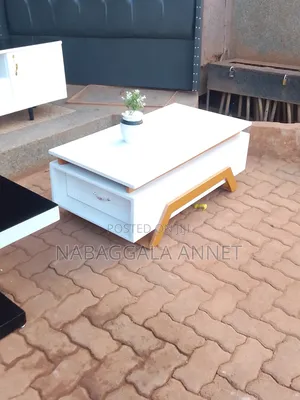 Photo - White Wooden Classy Center Table
