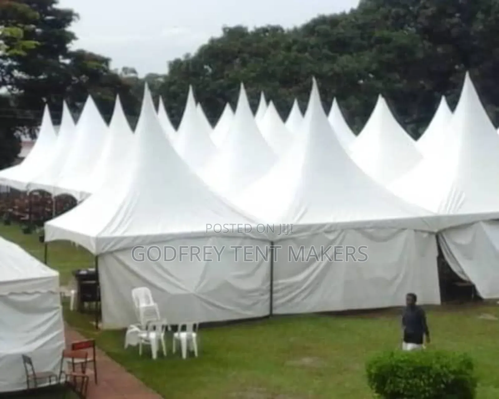 100 Seater Covered One Side
