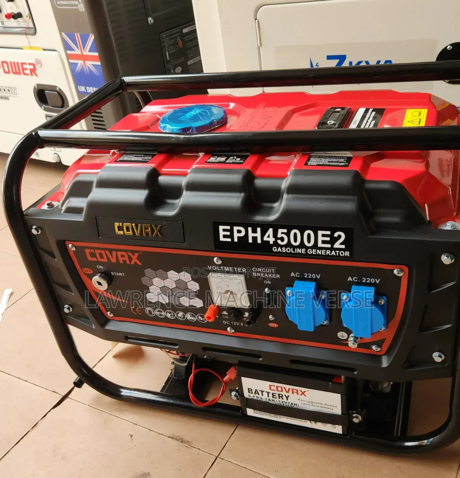 Covax Generator Key Start 3kva