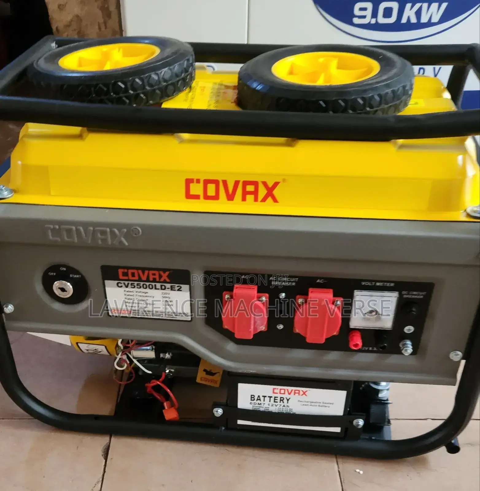 CV5500LD Covax Generator 3kva