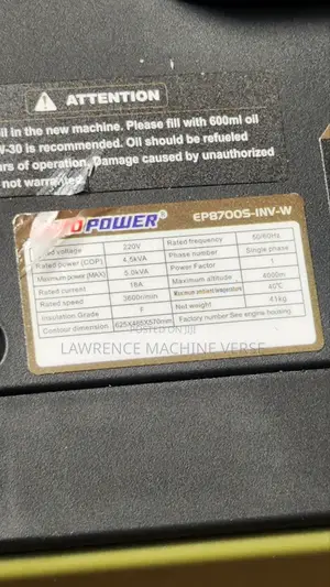 Silent Generator 5000kva Euro Power