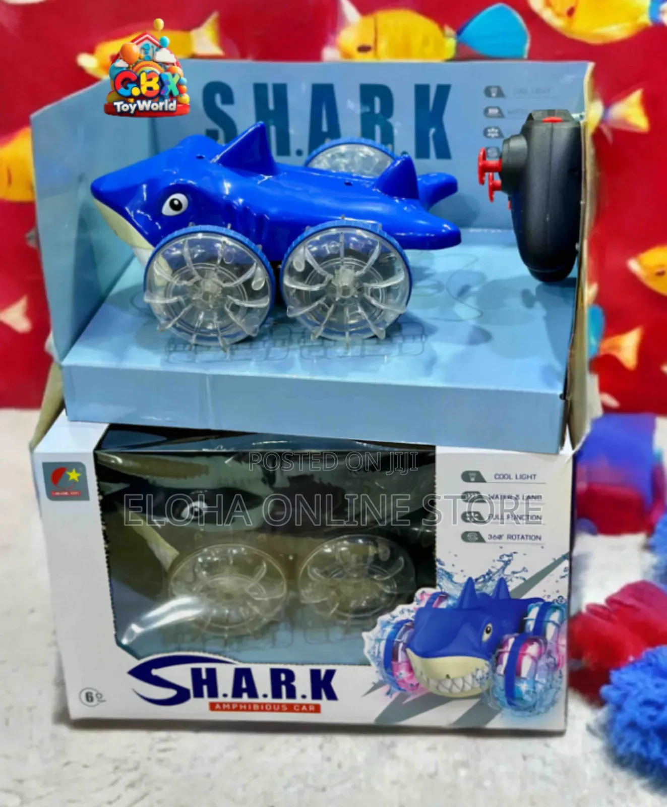 Rechargeable Stunt Shark Car