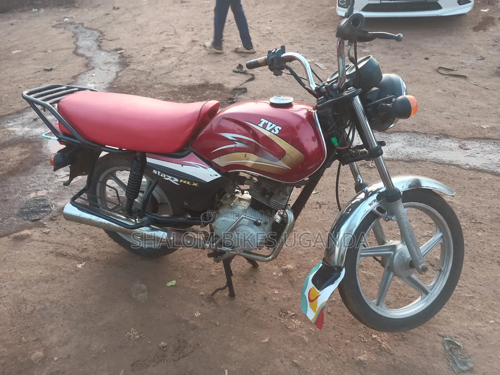 TVS XL 100 2017 Red