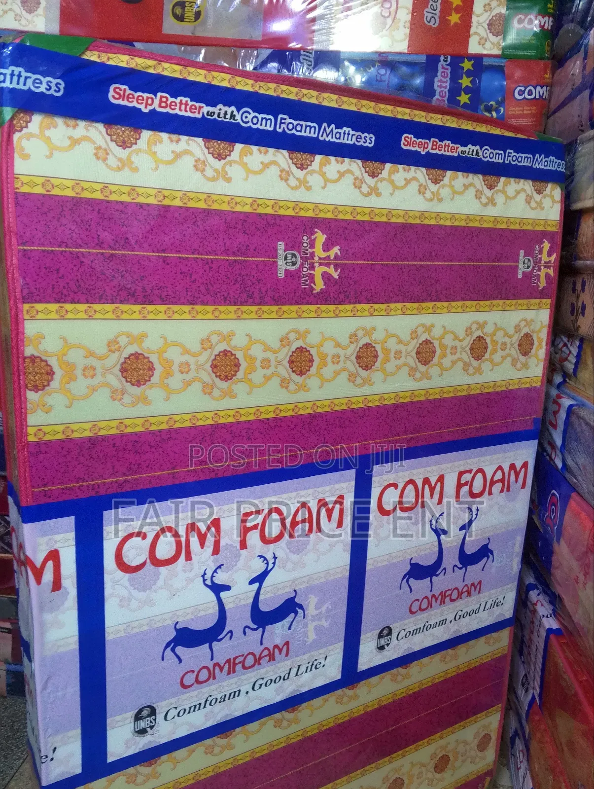 Mattress. Sealed Cover. 5*6*6inches.( Brown)