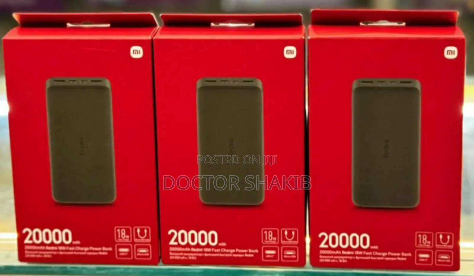 Original MI 20,000mah Power Bank