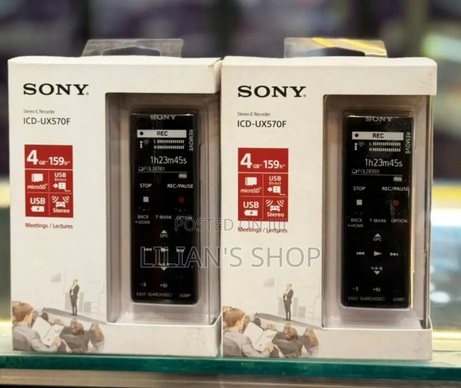 Sony Stereo IC Recorder UX 570F For