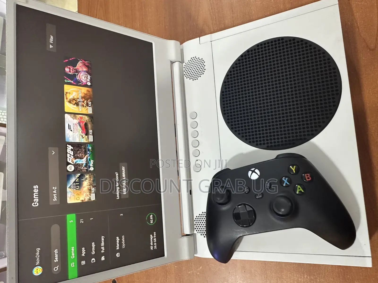 Xbox Series S With Portable Monitor