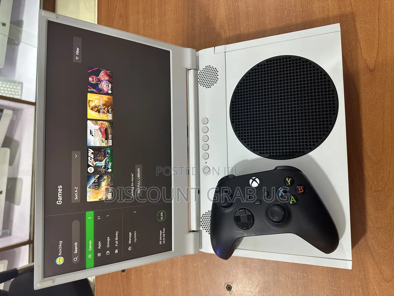 Xbox Series S With Portable Monitor