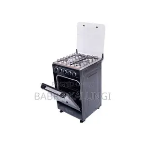 Photo - SPJ 50*50cm Full Gas Standing Cooker + Gas Oven - Black