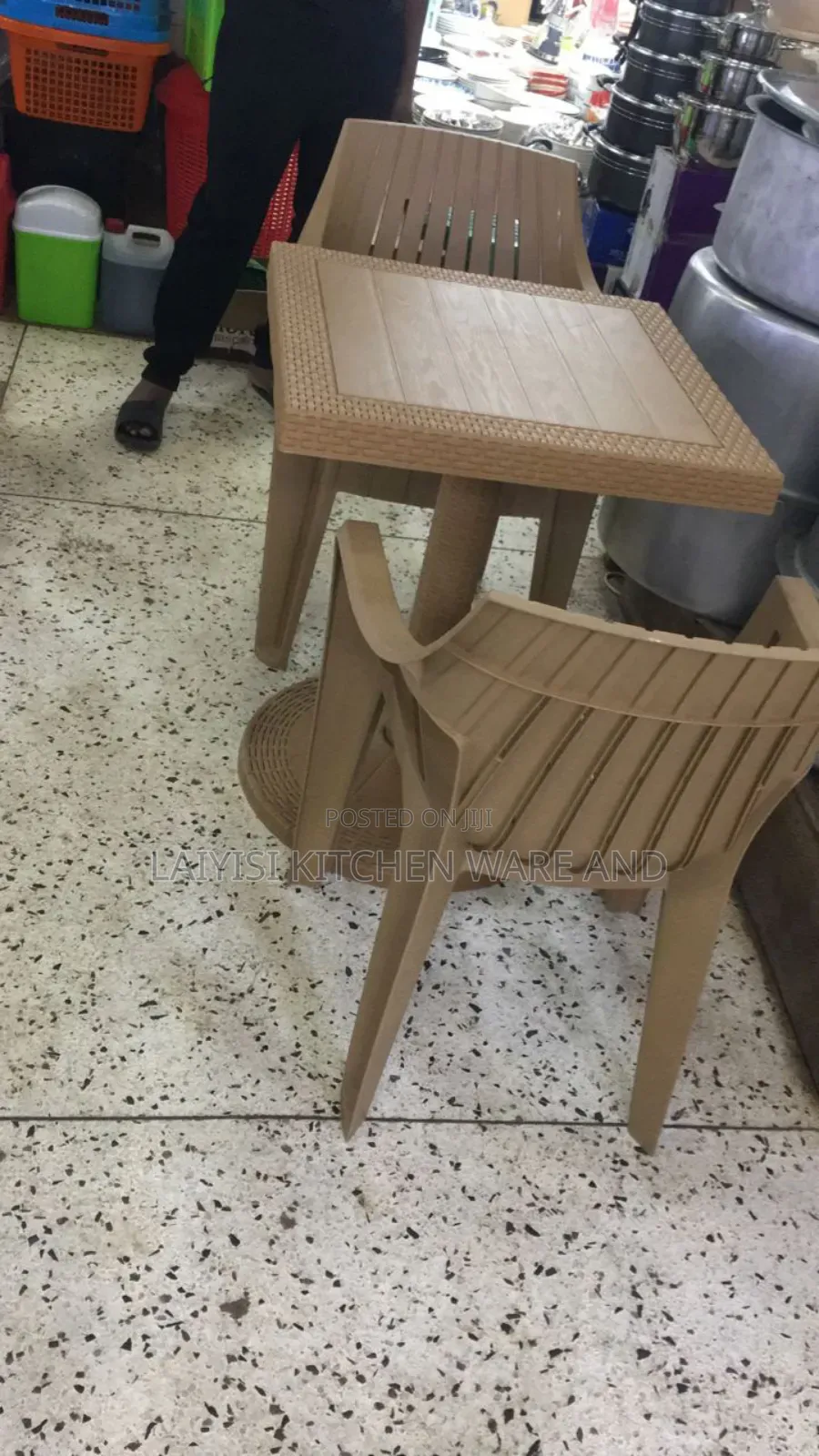 2 Seater Unique Plastic Indoor Outdoor Door Heavy Dinning