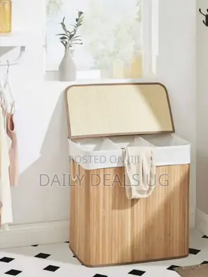 Photo - Wooden Clothes Basket