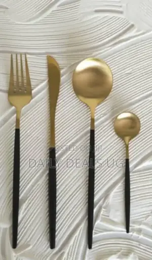 Gold Cutlery Set