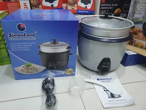 Simbaland 3-liter Capacity Rice Cooker With 2yrs Warrantee