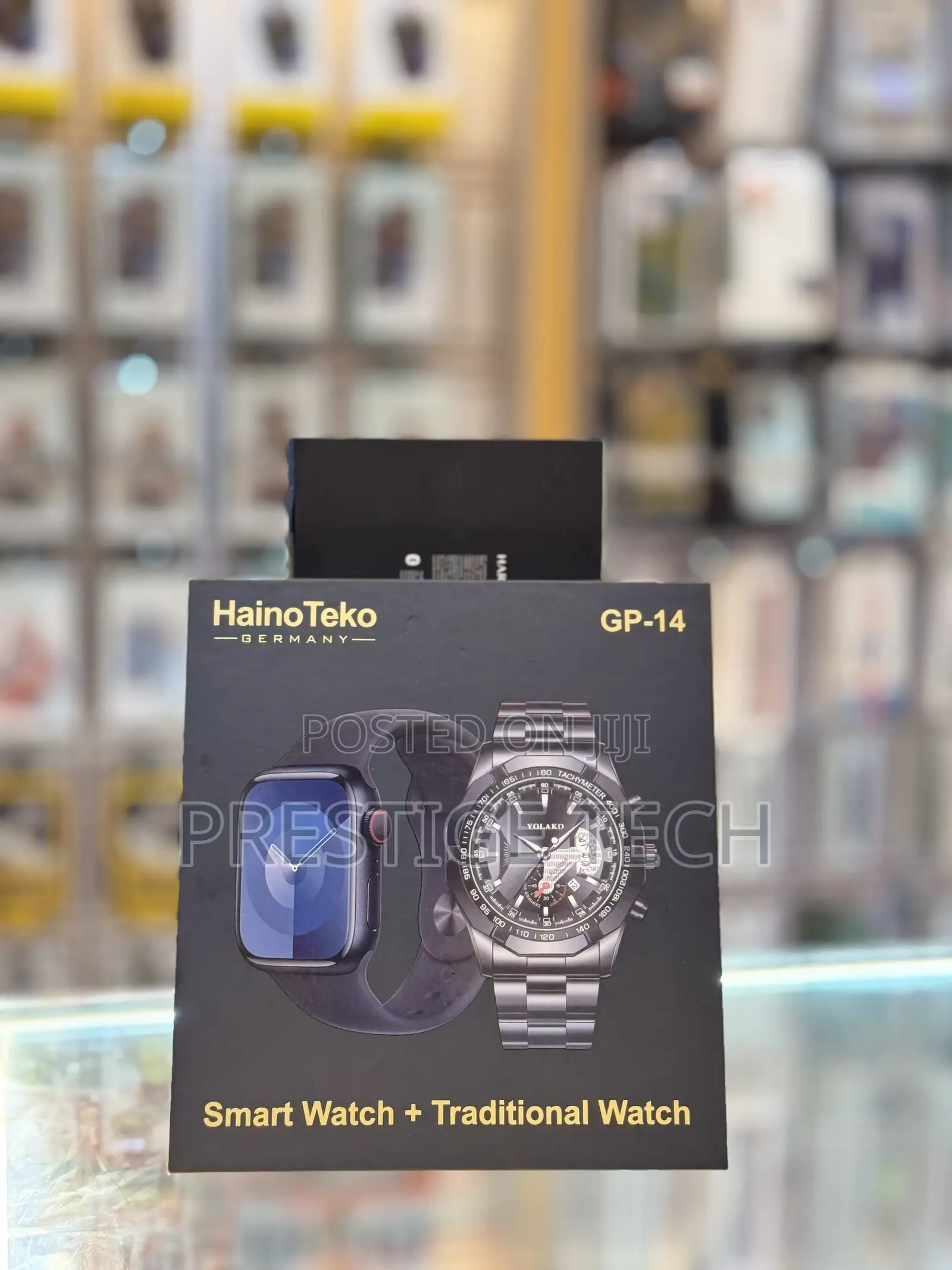 Haino Teko GP14 Smartwatch and Traditional Watch Combo