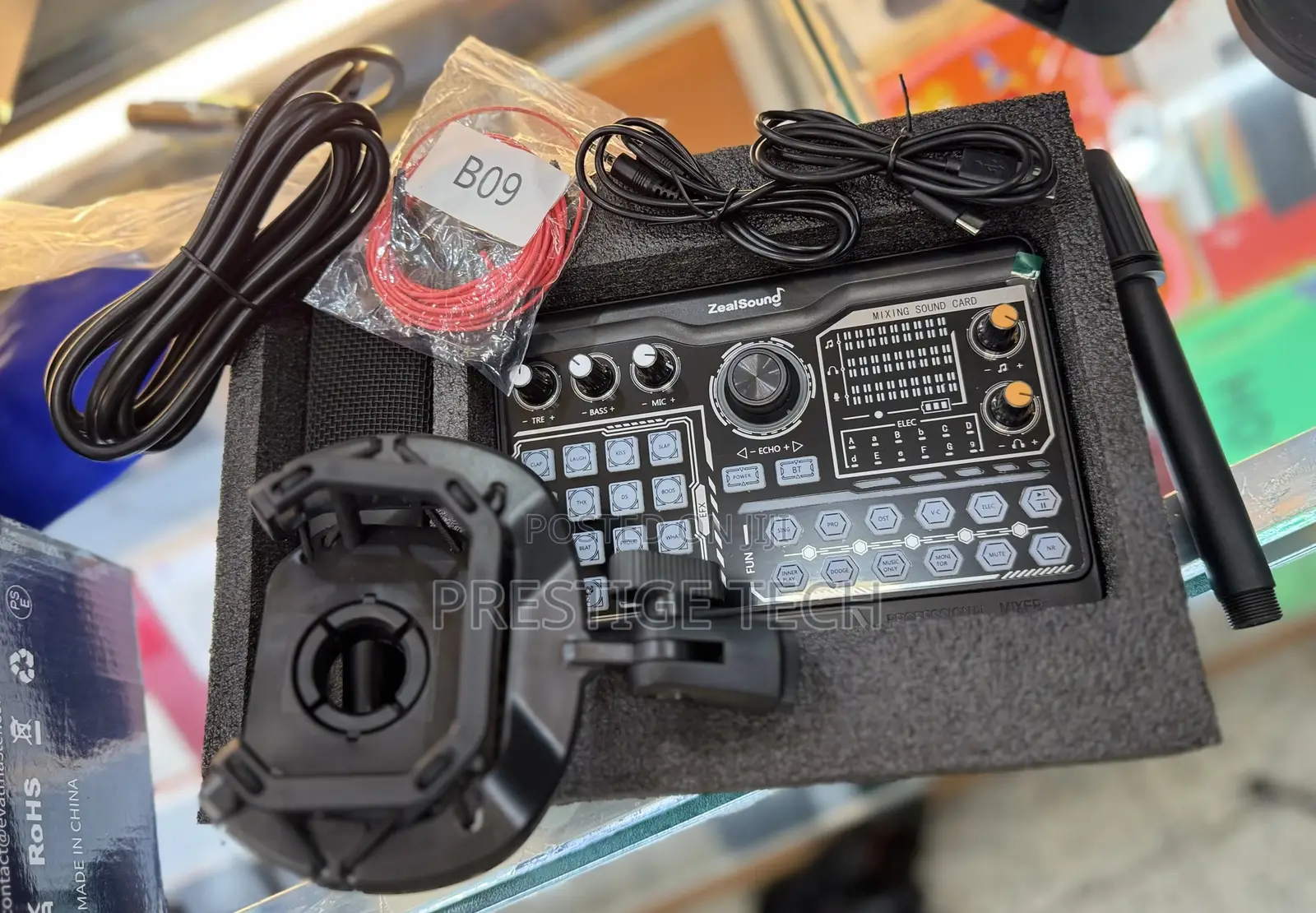 Zeal Sound P300 Podcast Microphone Sound Card Kit