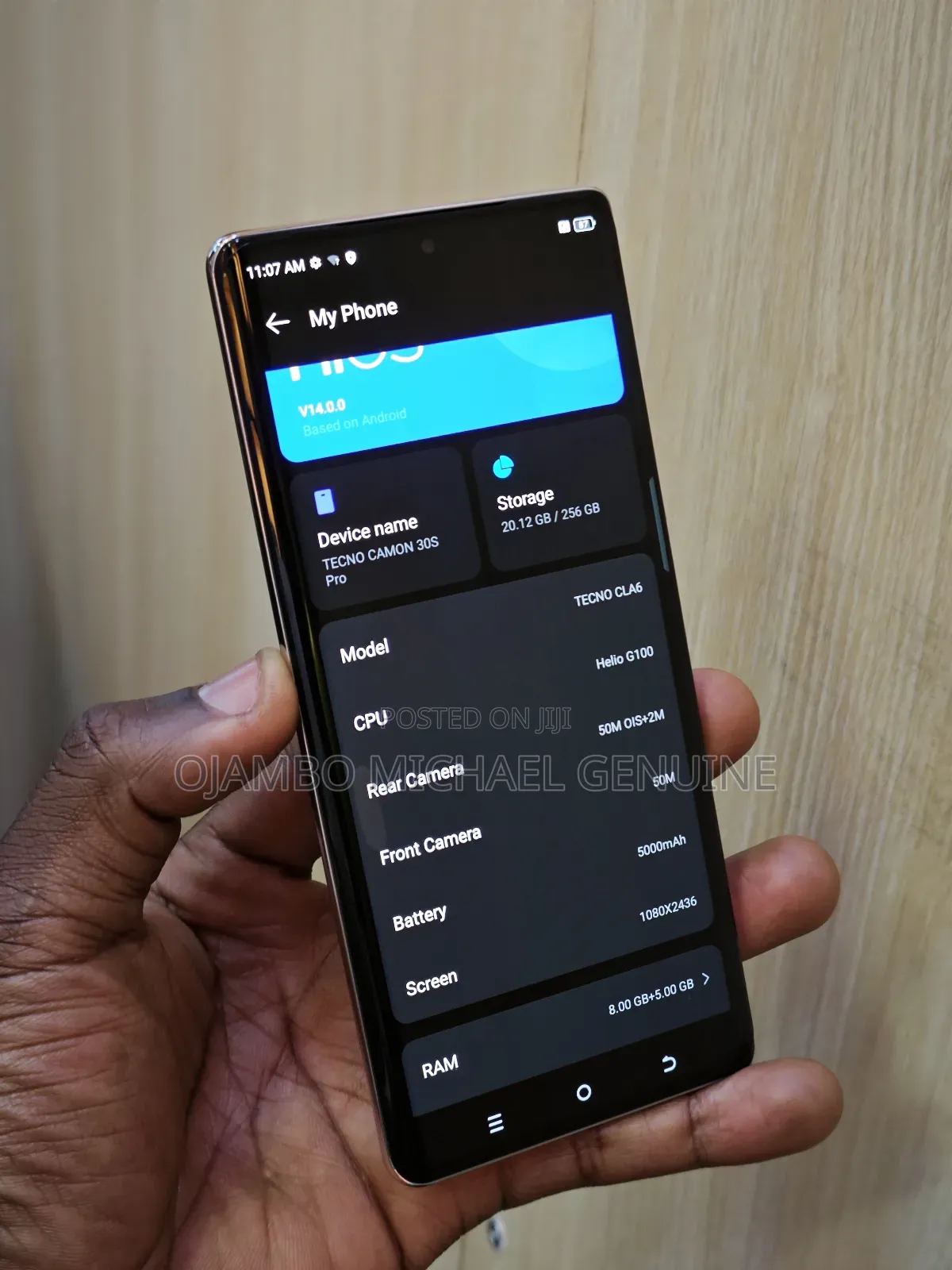Tecno Camon 30S Pro 256 GB Gold