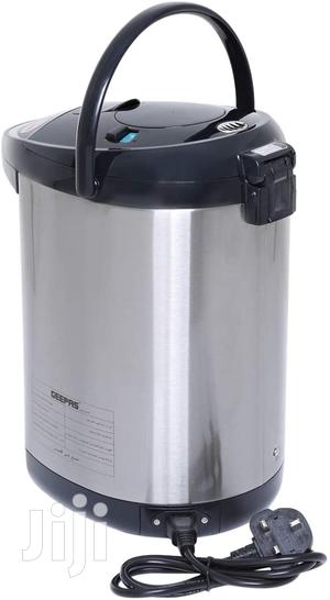 Geepas Stainless Steel Electric Airpot Vacuum Flask 4.0 Liters