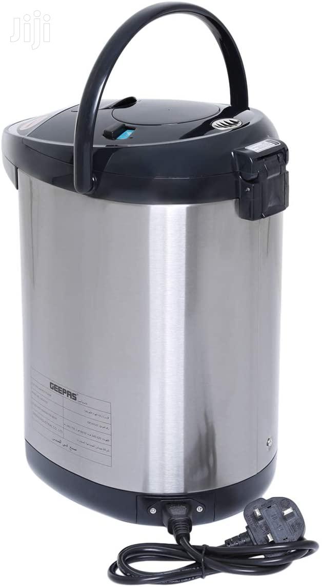 Geepas Stainless Steel Electric Airpot Vacuum Flask 4.0 Liters