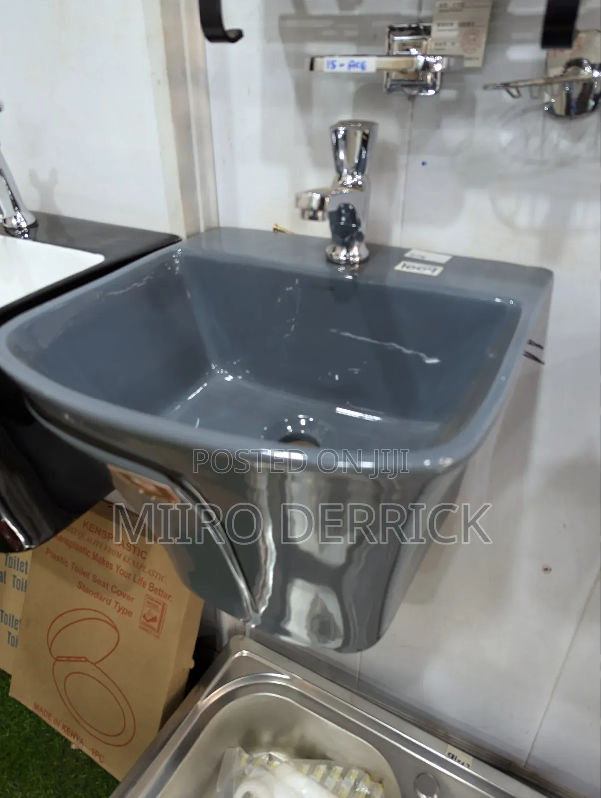 Coloured Hand Washing Basins Complete Set