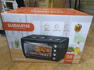38liters Globalstar Oven With Hotplates 2yrs Warrantee