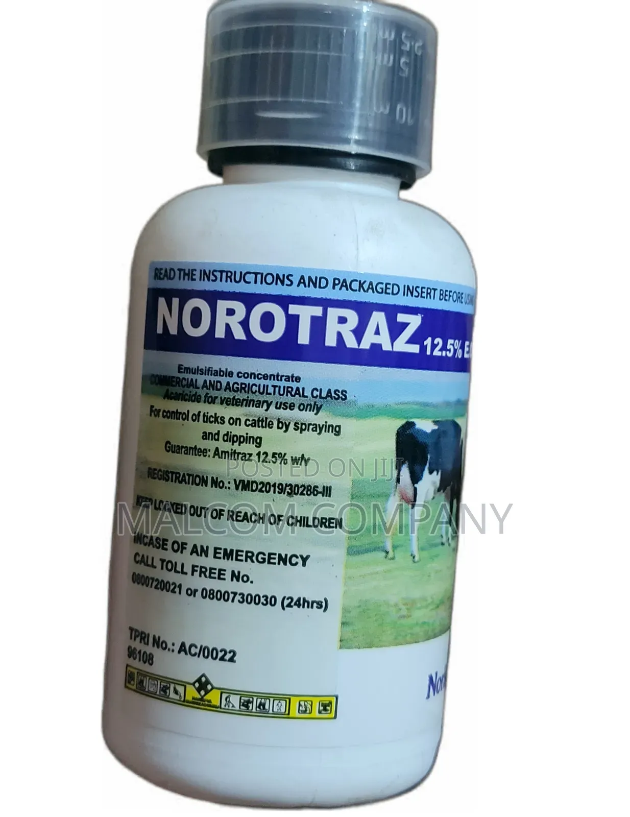 Ticks Control Chemicals 100ml in Dogs, Cows Ans Goats.