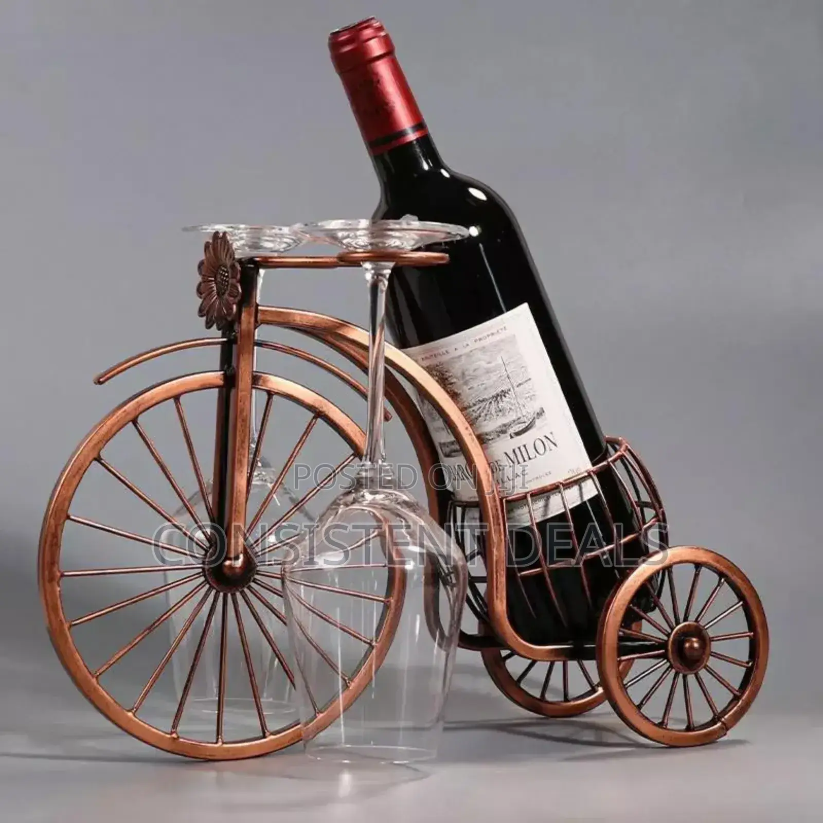 Iron Art Wine Bottle Holder