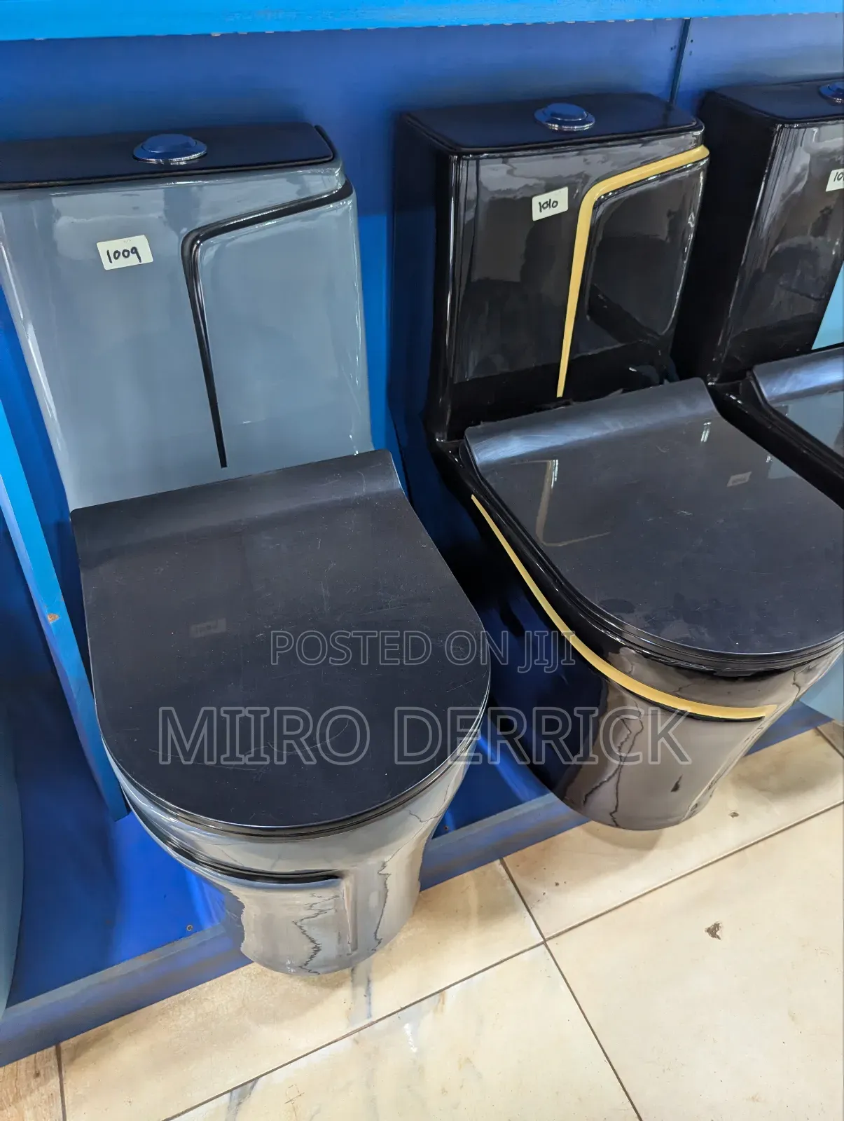 Coloured Toilets One Complete Set
