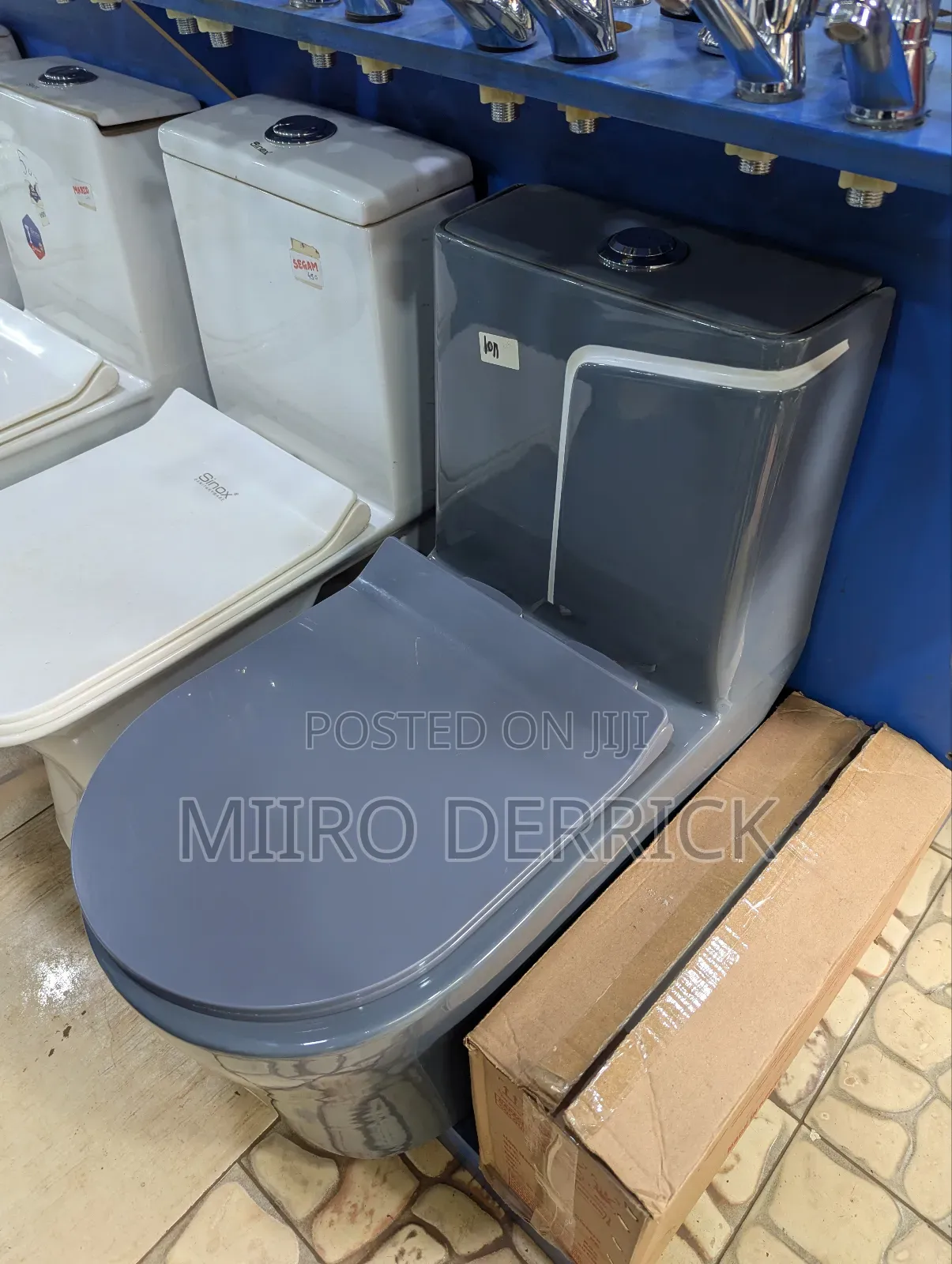 Coloured Toilets One Complete Set