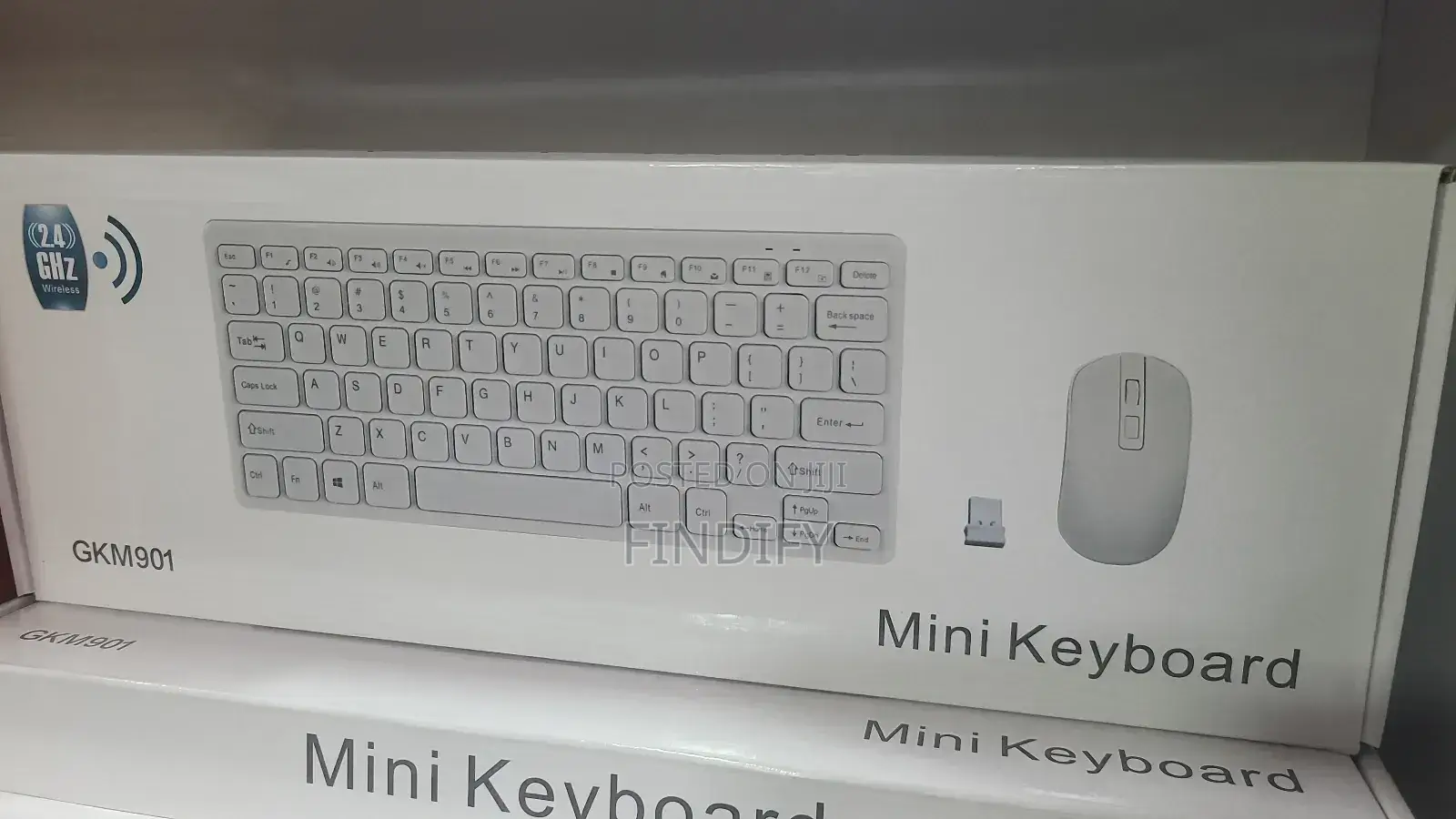 Mini White Wireless Wireless Keyboard Mouse Set*30
