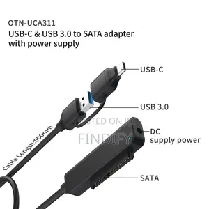 USB-C USB 3.0 to SATA Adapter
Otn-Uca311