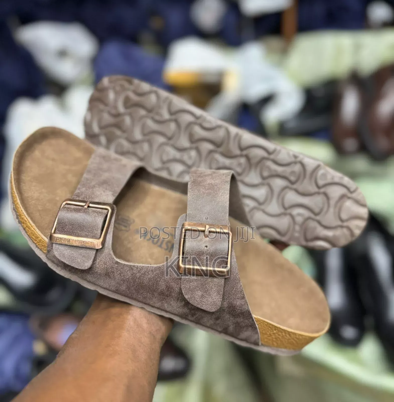 Lucy Birkenstock Arizona Slide Sandals