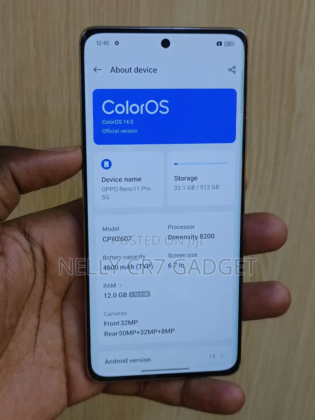 Oppo Reno 11 Pro 5G 512 GB Silver
