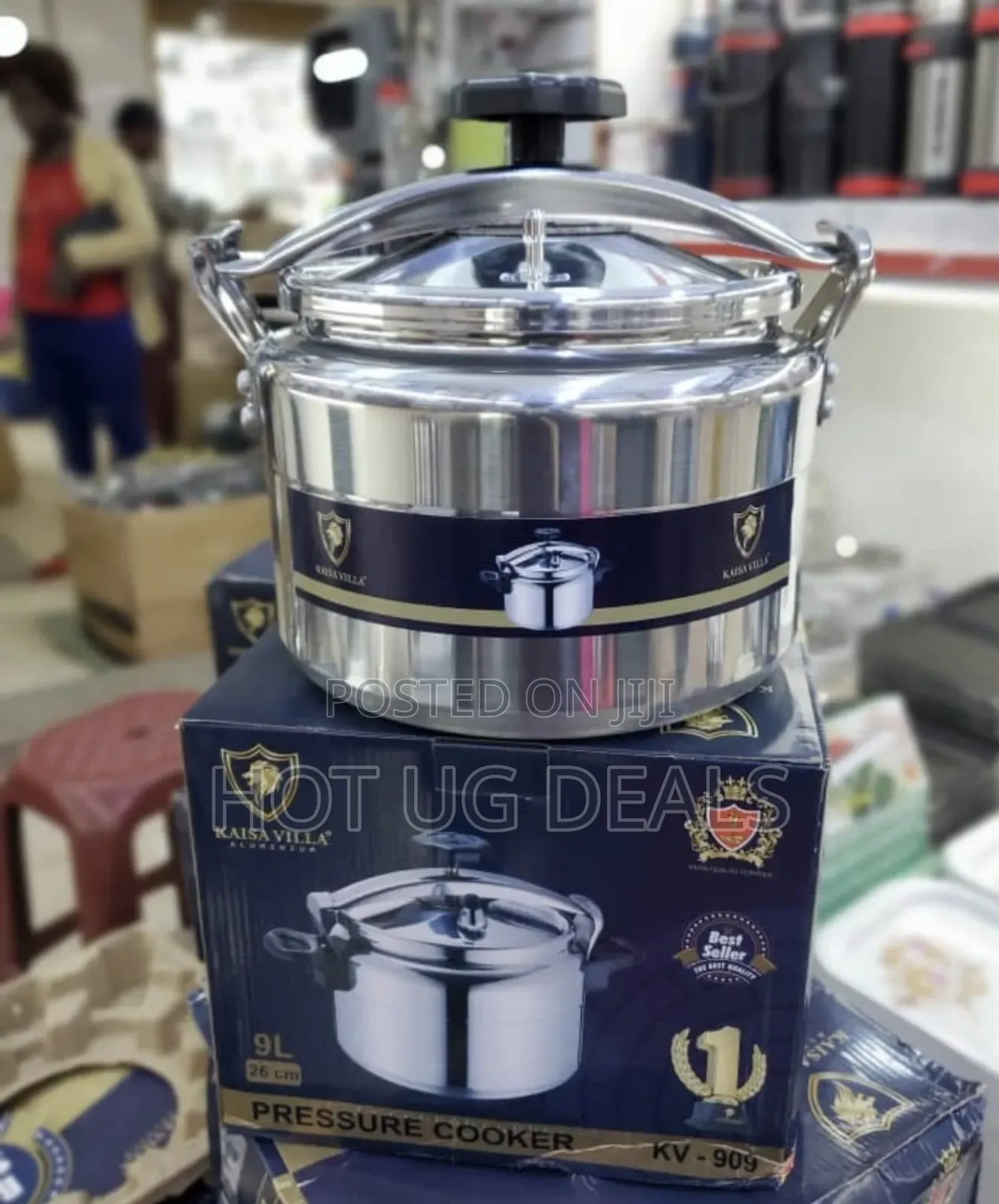 Kaisa Villa Quality Pressure Cooker 9l Stainless Steel
