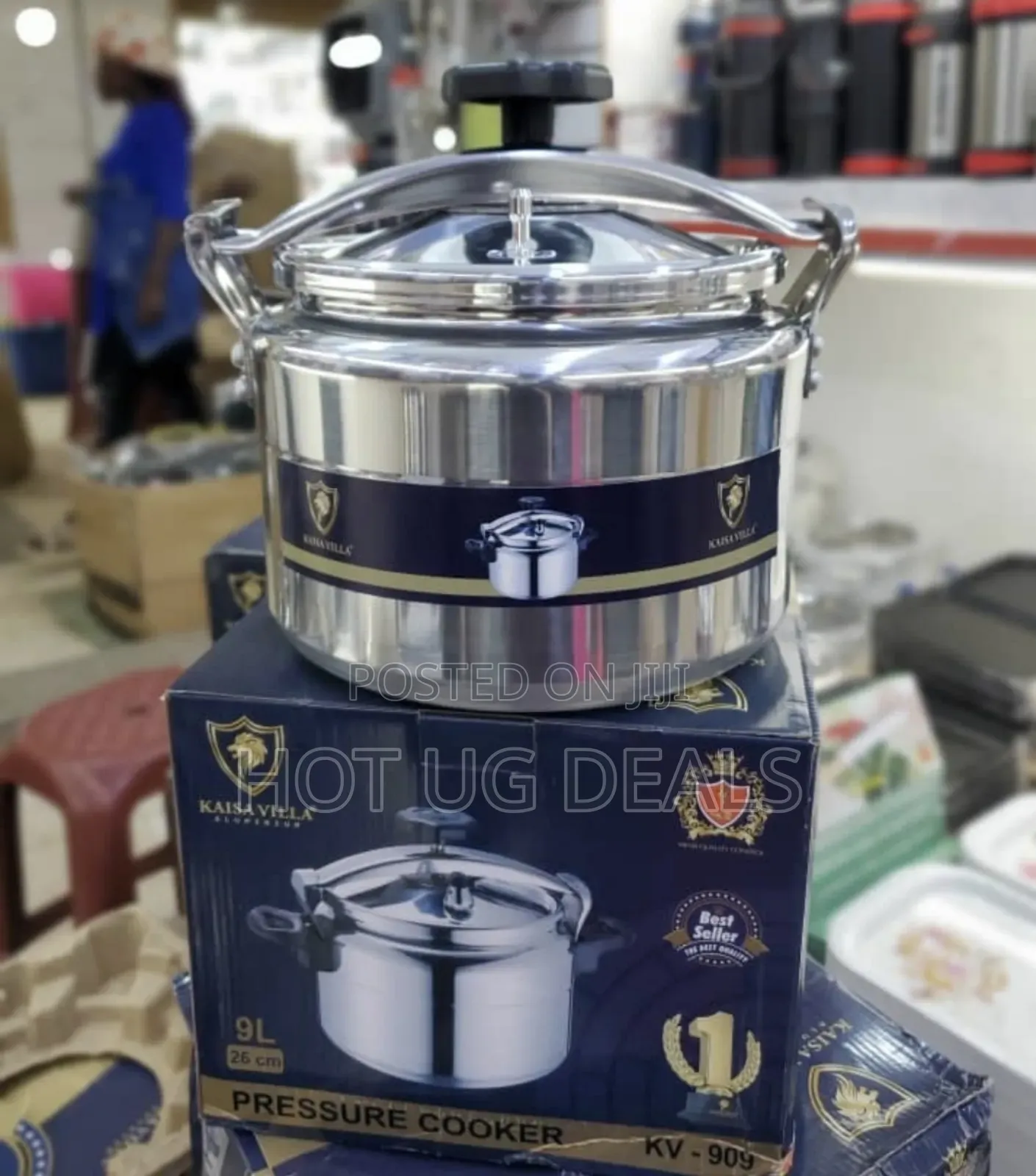 Kaisa Villa Quality Pressure Cooker 9l Stainless Steel
