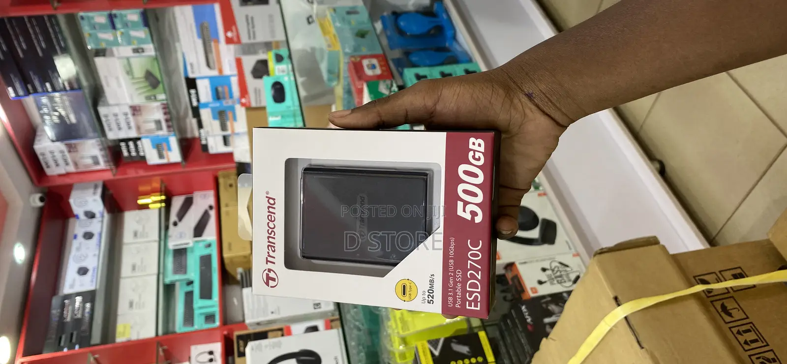 Transcend Storejet 500gb External