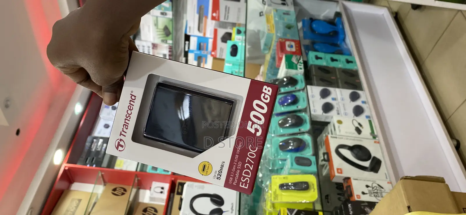 Transcend Storejet 500gb External