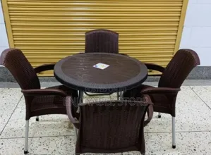 Enjoy Plastic Table and 4 Chairs Set