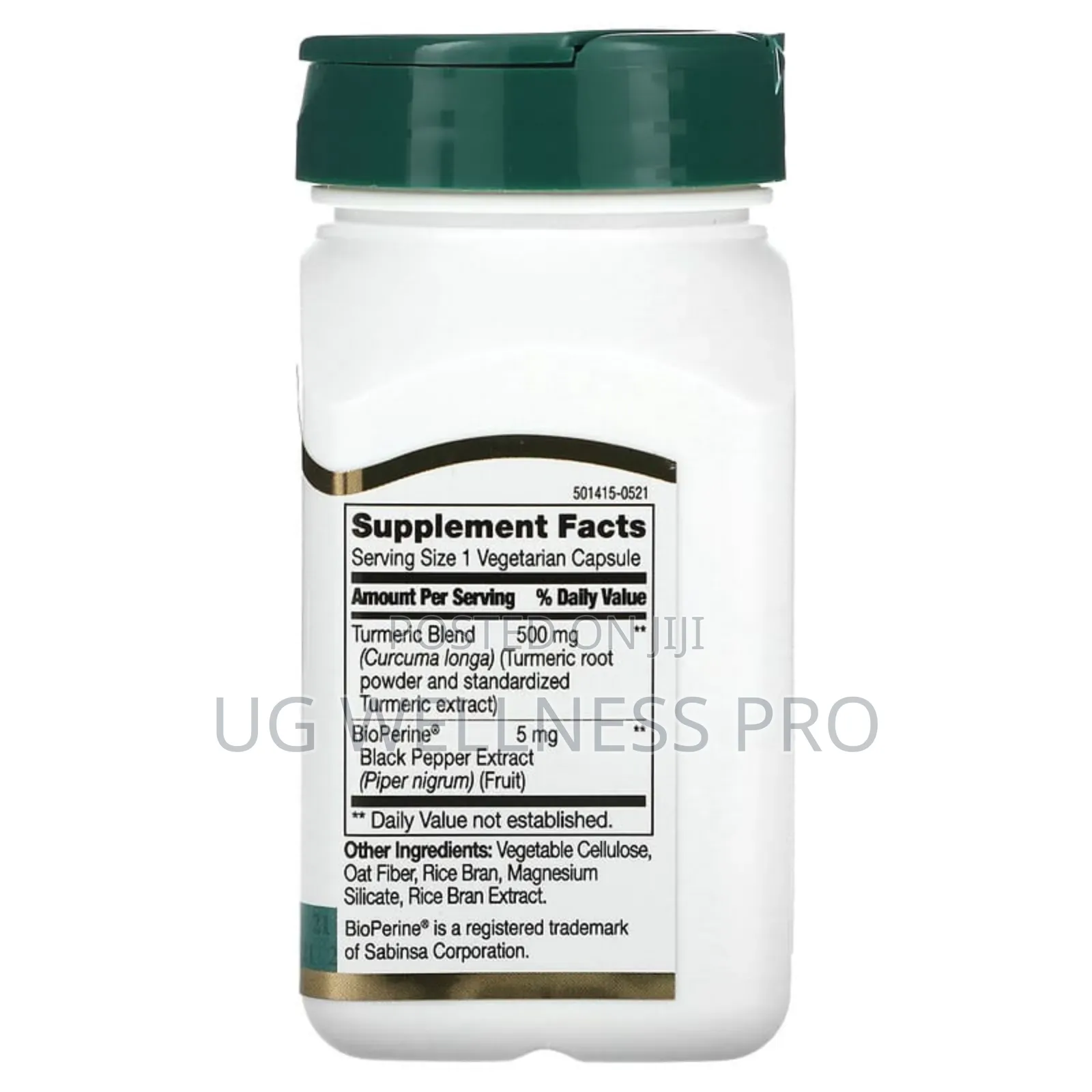 Turmeric Plus Black Pepper Extract, 500 Mg, 60 Veg Caps