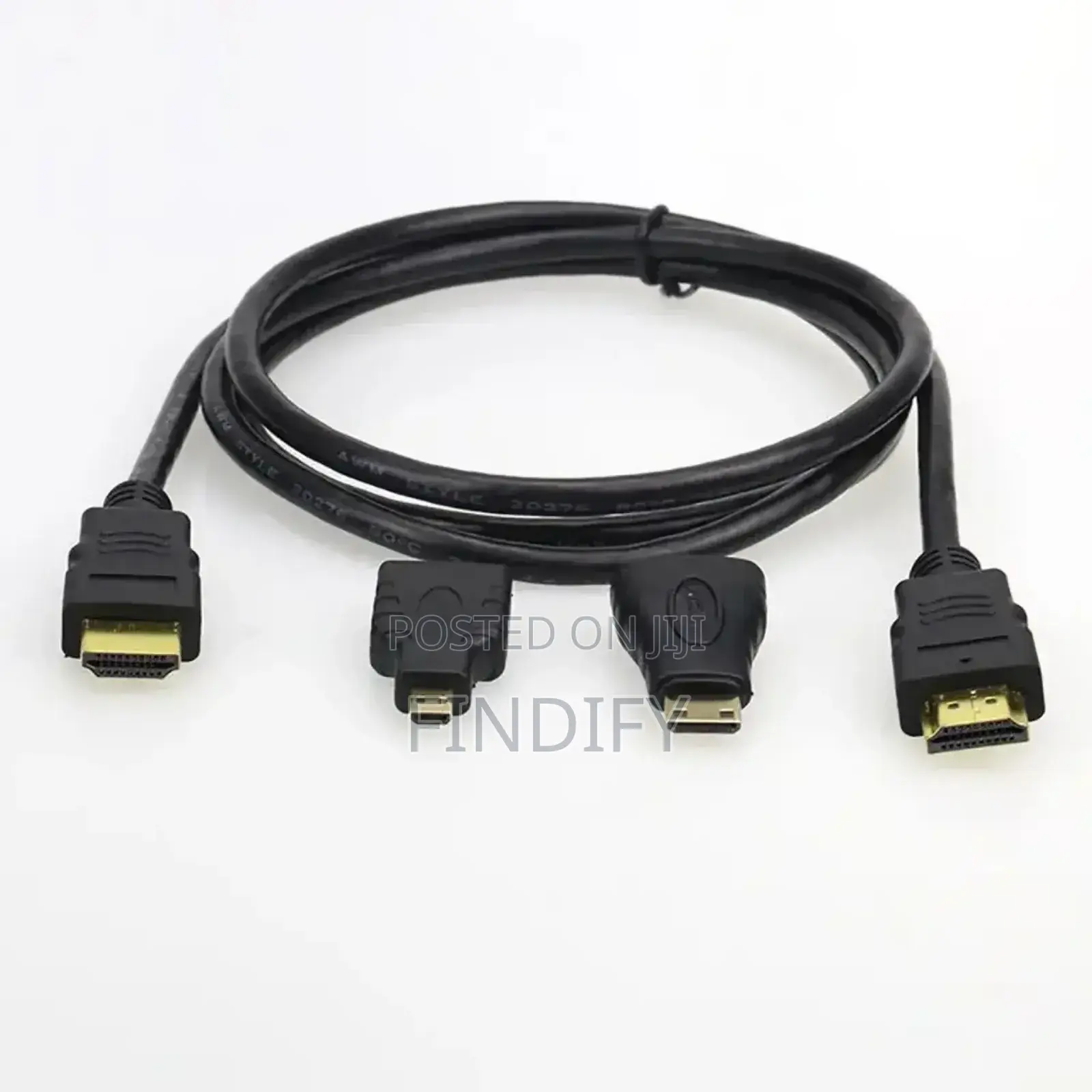 3 in 1 HDMI Cable 1.5m MINI HDMI Female to Micro Male Header