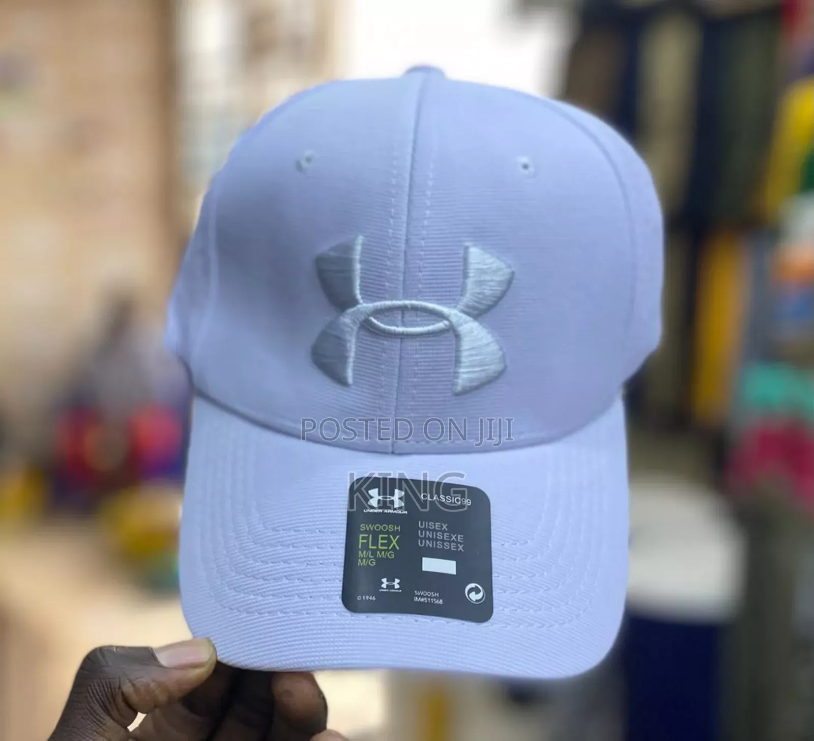 Well -Fitting White Cap