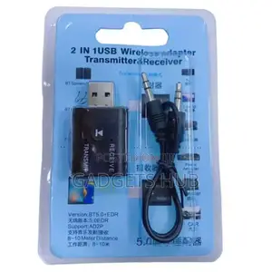 Bt5.0 Wireless Receiver Transmitter 2in1 Car Audio Music